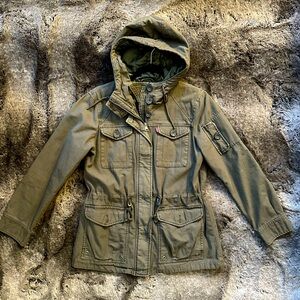 Hooded Military Jacket